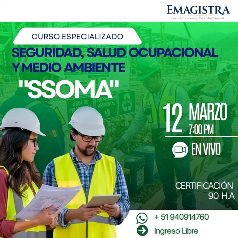 SEGURIDAD, SALUD OCUPACIONAL Y MEDIO AMBIENTE (SSOMA)